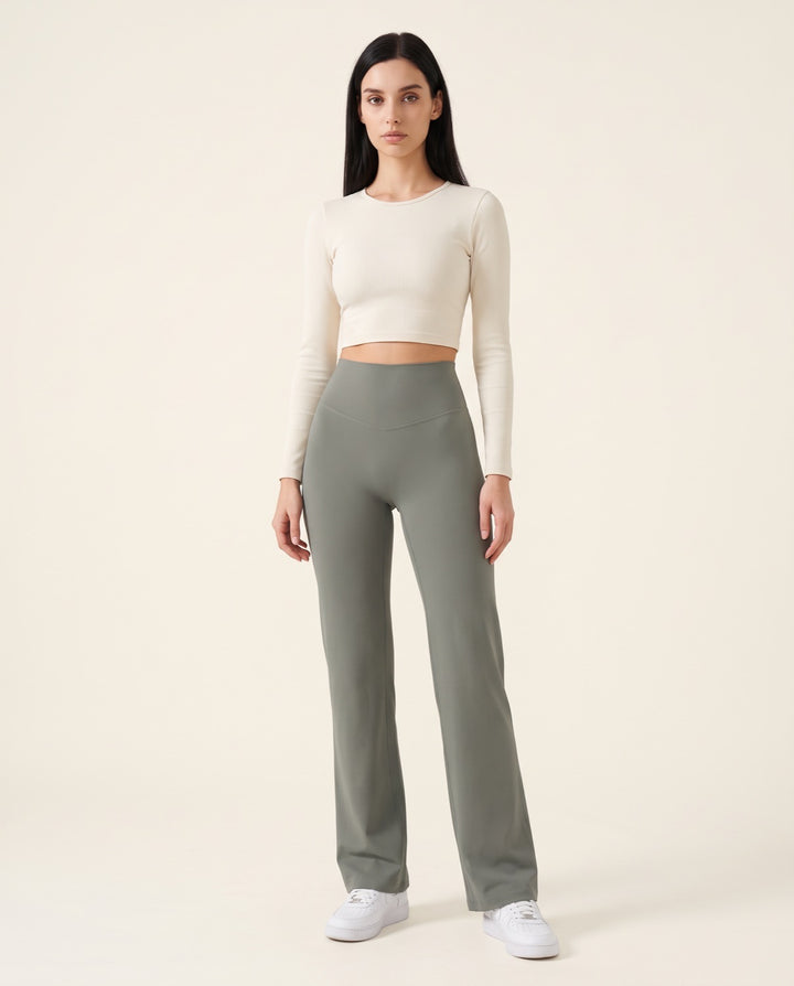 V-Back Straight-Leg Leggings