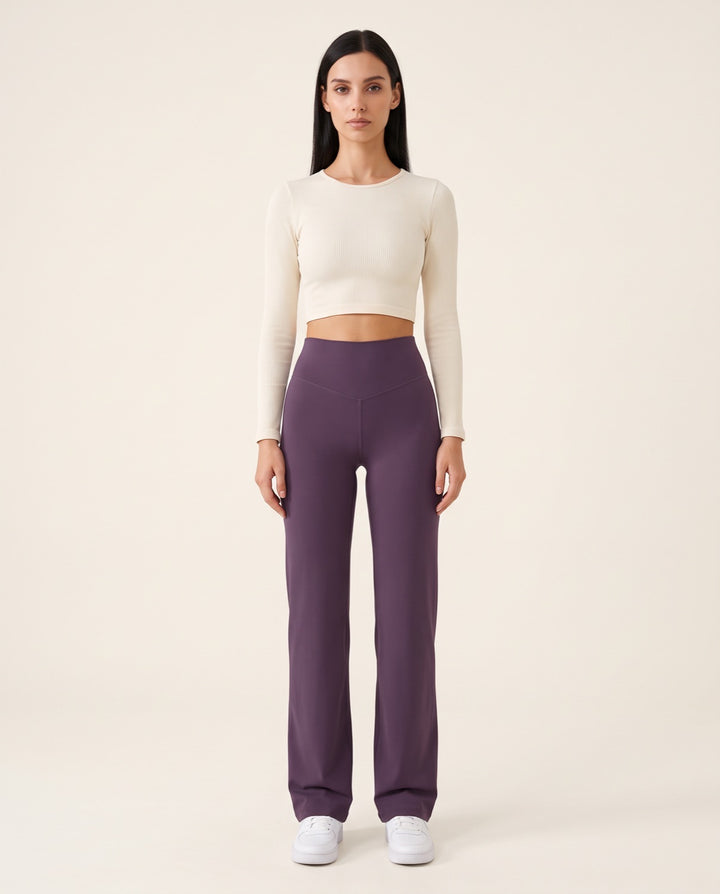 V-Back Straight-Leg Leggings