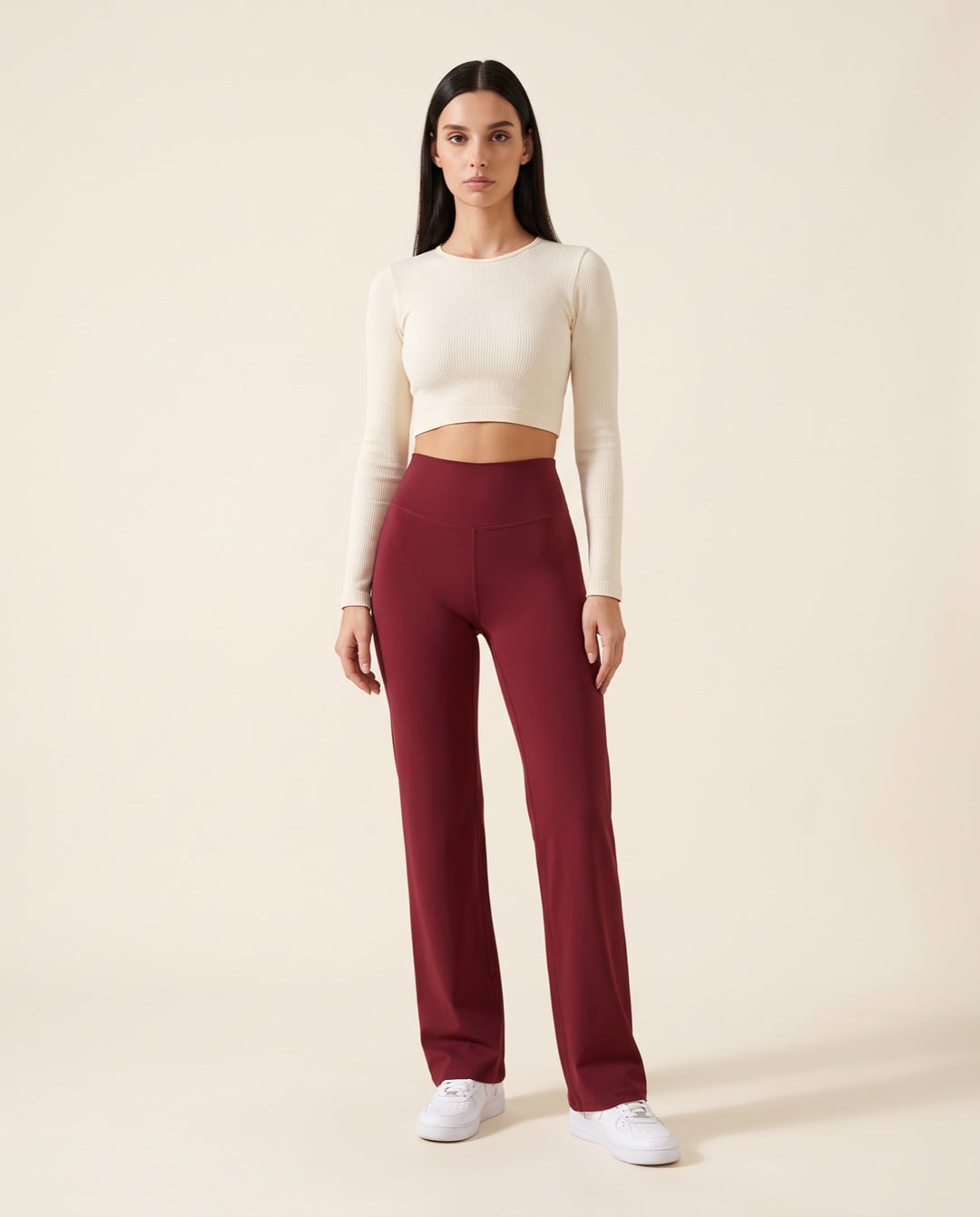 V-Back Straight-Leg Leggings