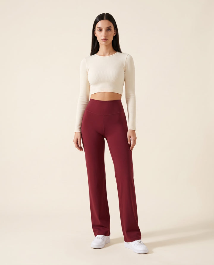 V-Back Straight-Leg Leggings