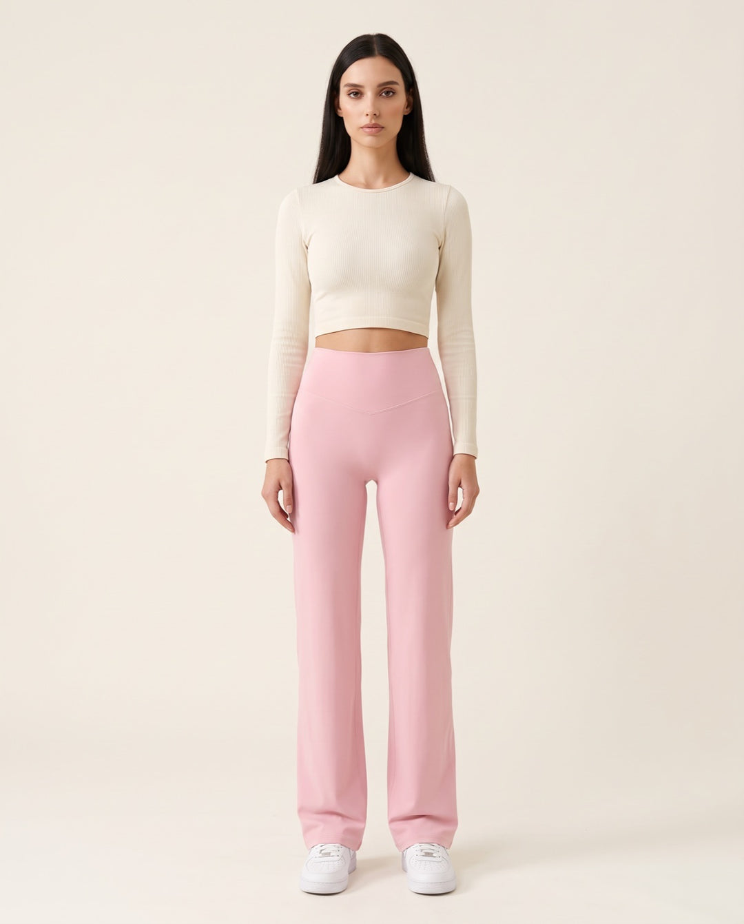 V-Back Straight-Leg Leggings