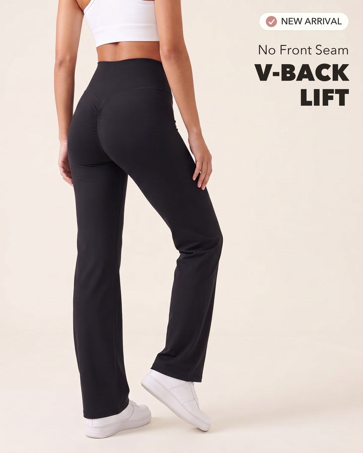 V-Back Straight-Leg Leggings