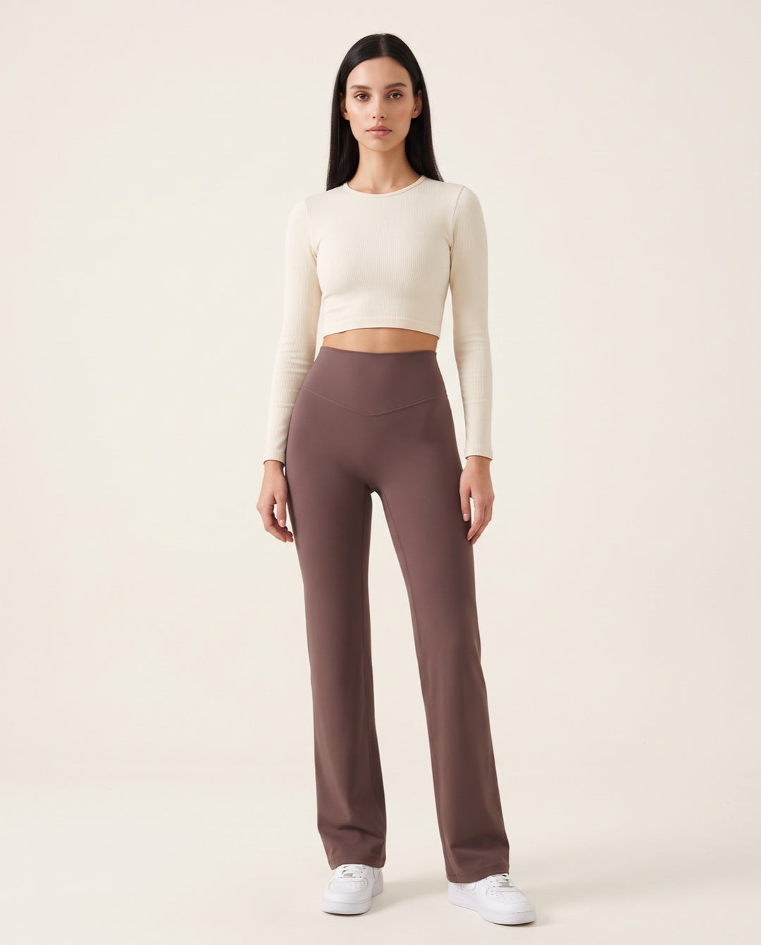 V-Back Straight-Leg Leggings