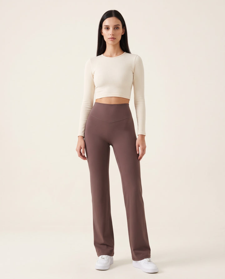 V-Back Straight-Leg Leggings