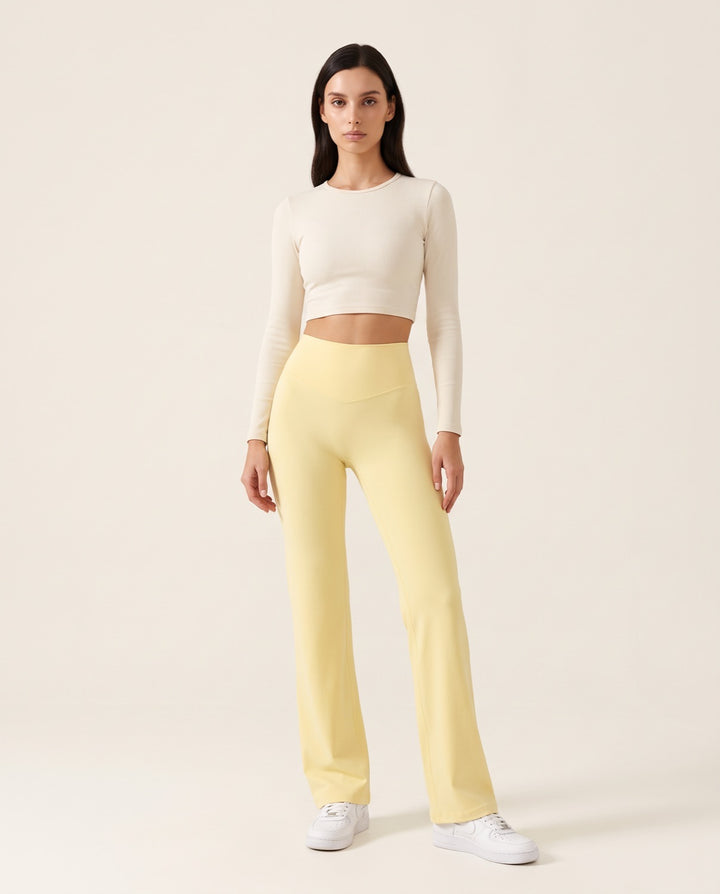 V-Back Straight-Leg Leggings
