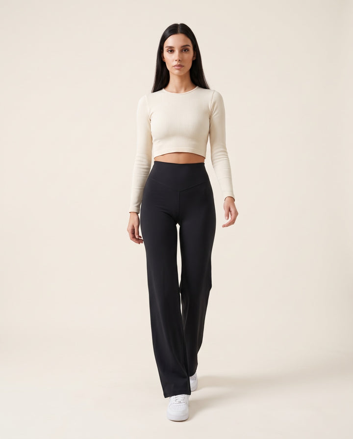 V-Back Straight-Leg Leggings