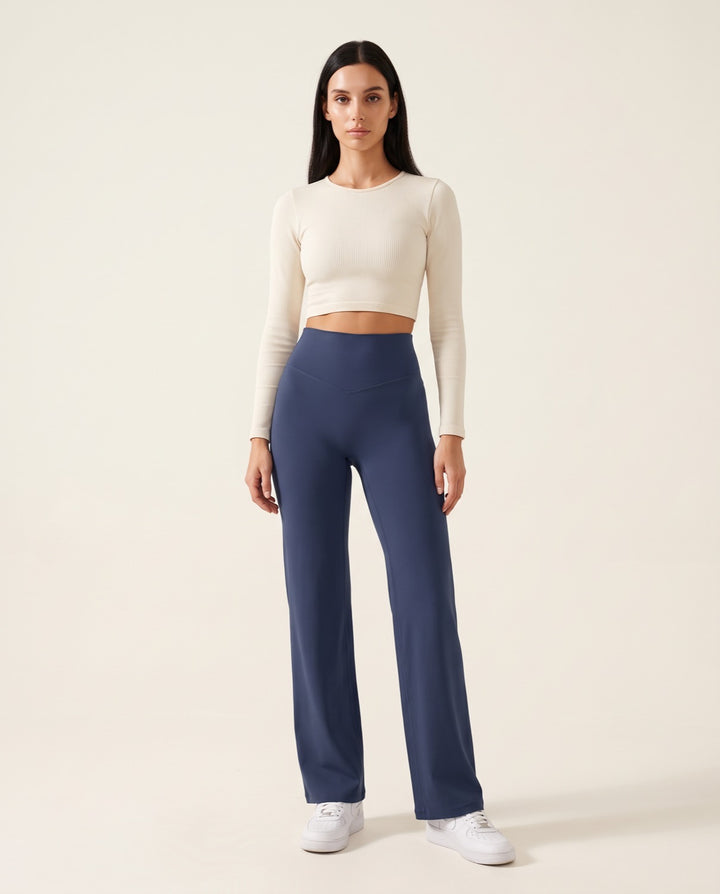V-Back Straight-Leg Leggings