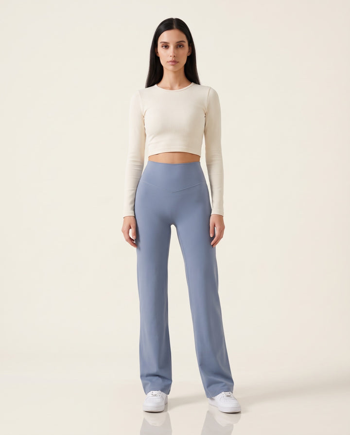 V-Back Straight-Leg Leggings