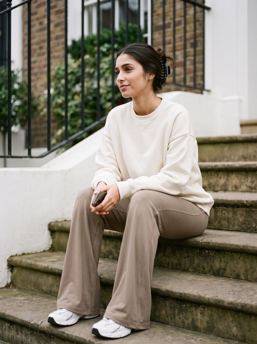 Noella Leopard Wide-Leg Flare Pants