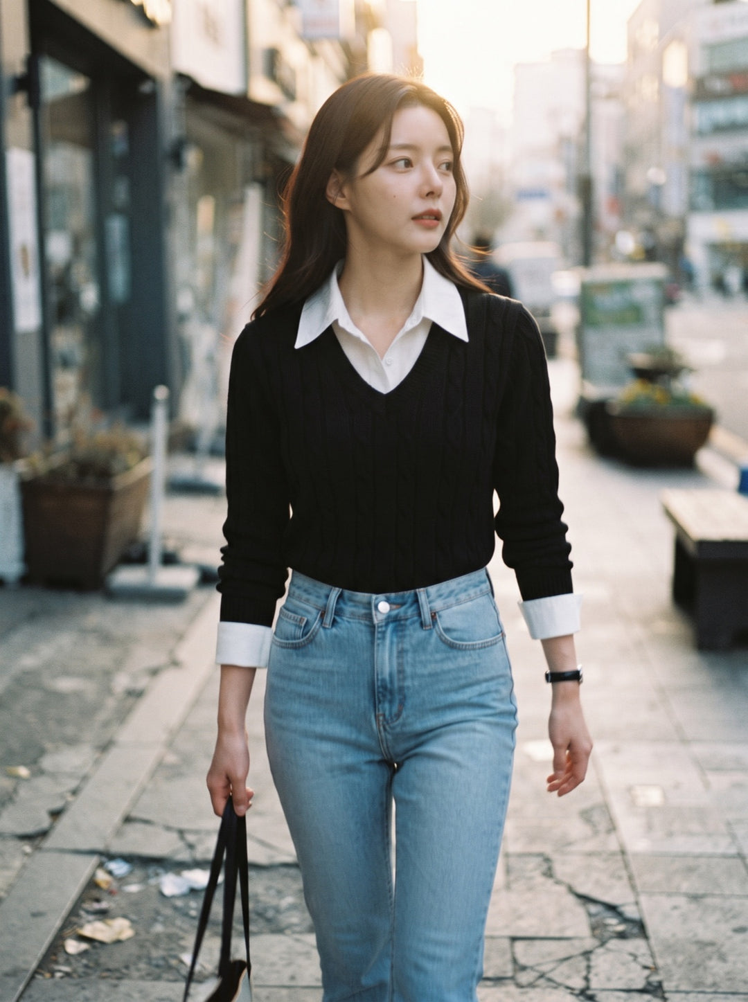 Twist-Knit Sweater
