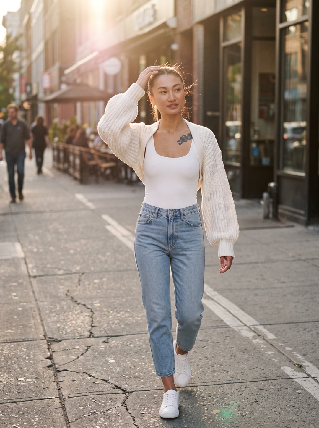 Cropped Shrug Cardigan