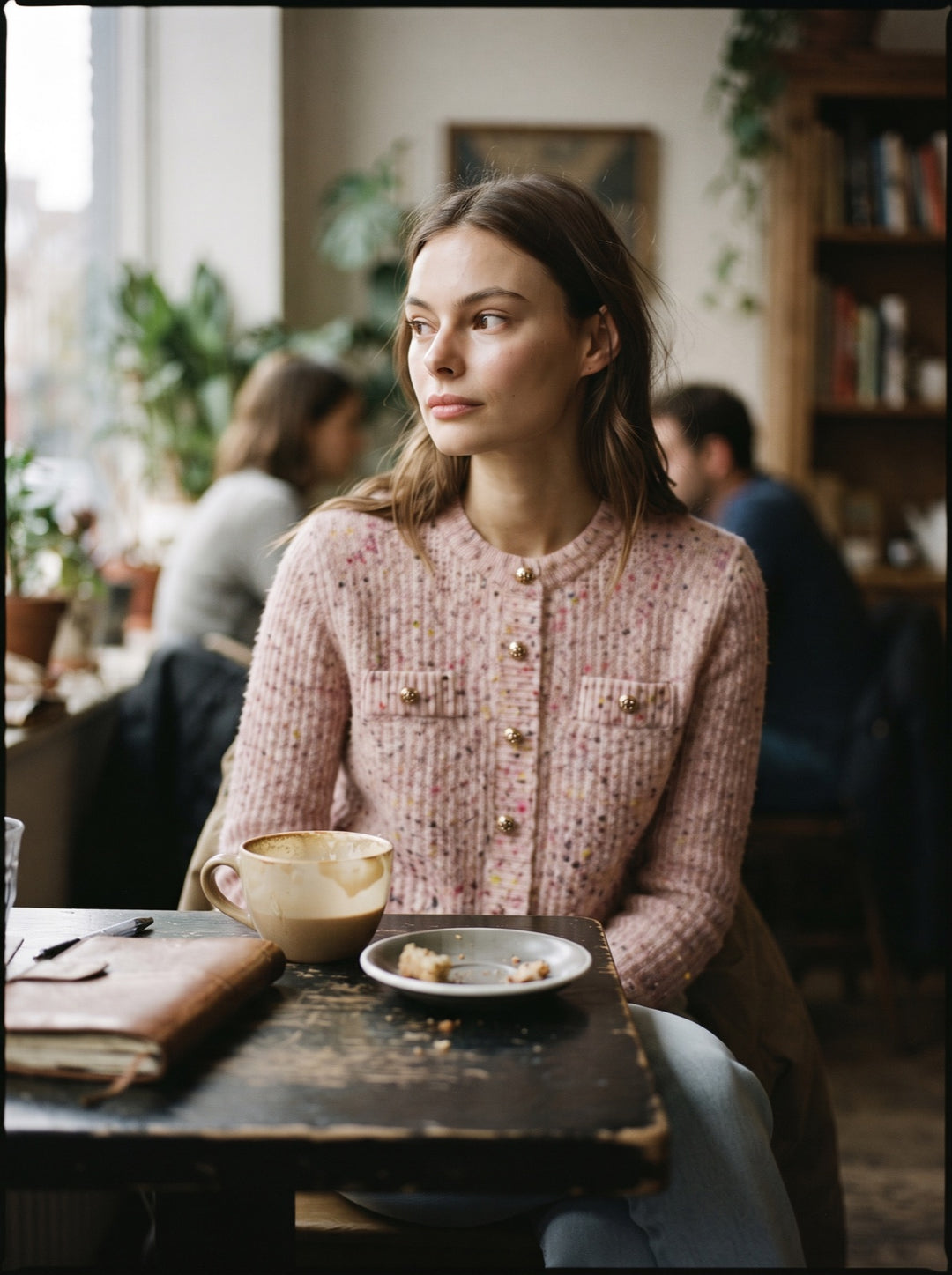 Round-Neck Cardigan