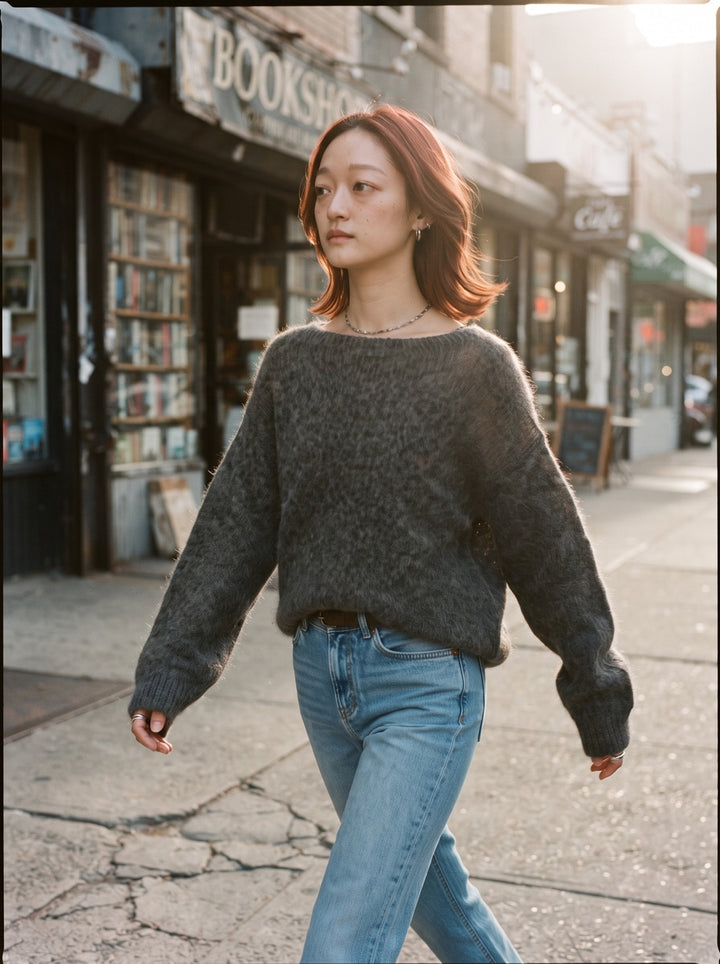 Open-Knit Sweater