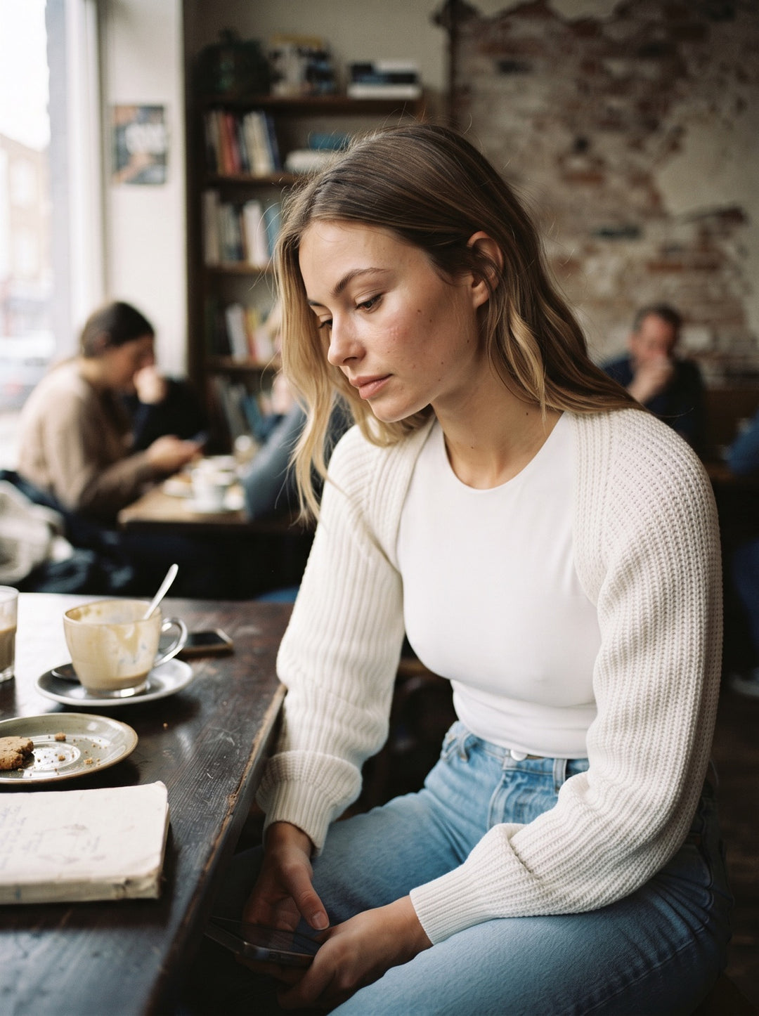Ribbed Shrug Cardigan