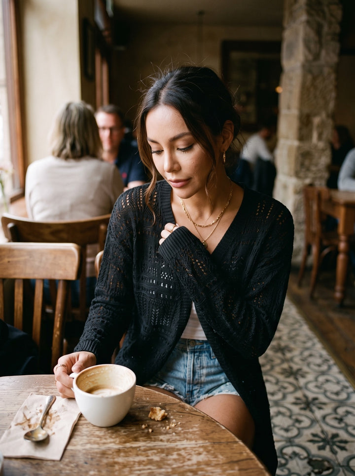 Longline Knit Cardigan