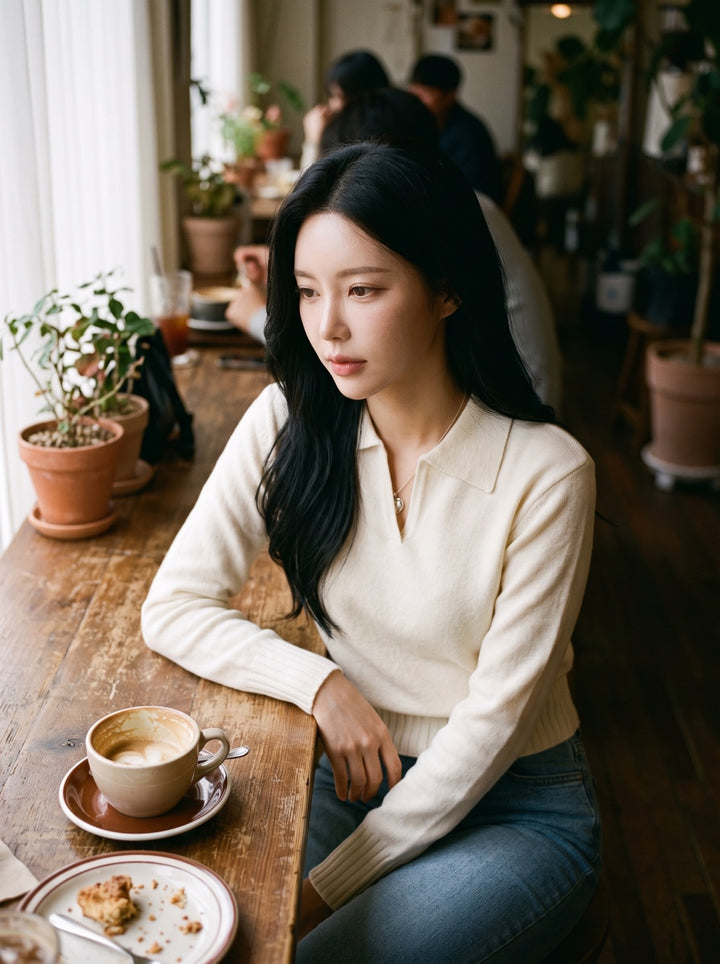 Cropped Knit Pullover