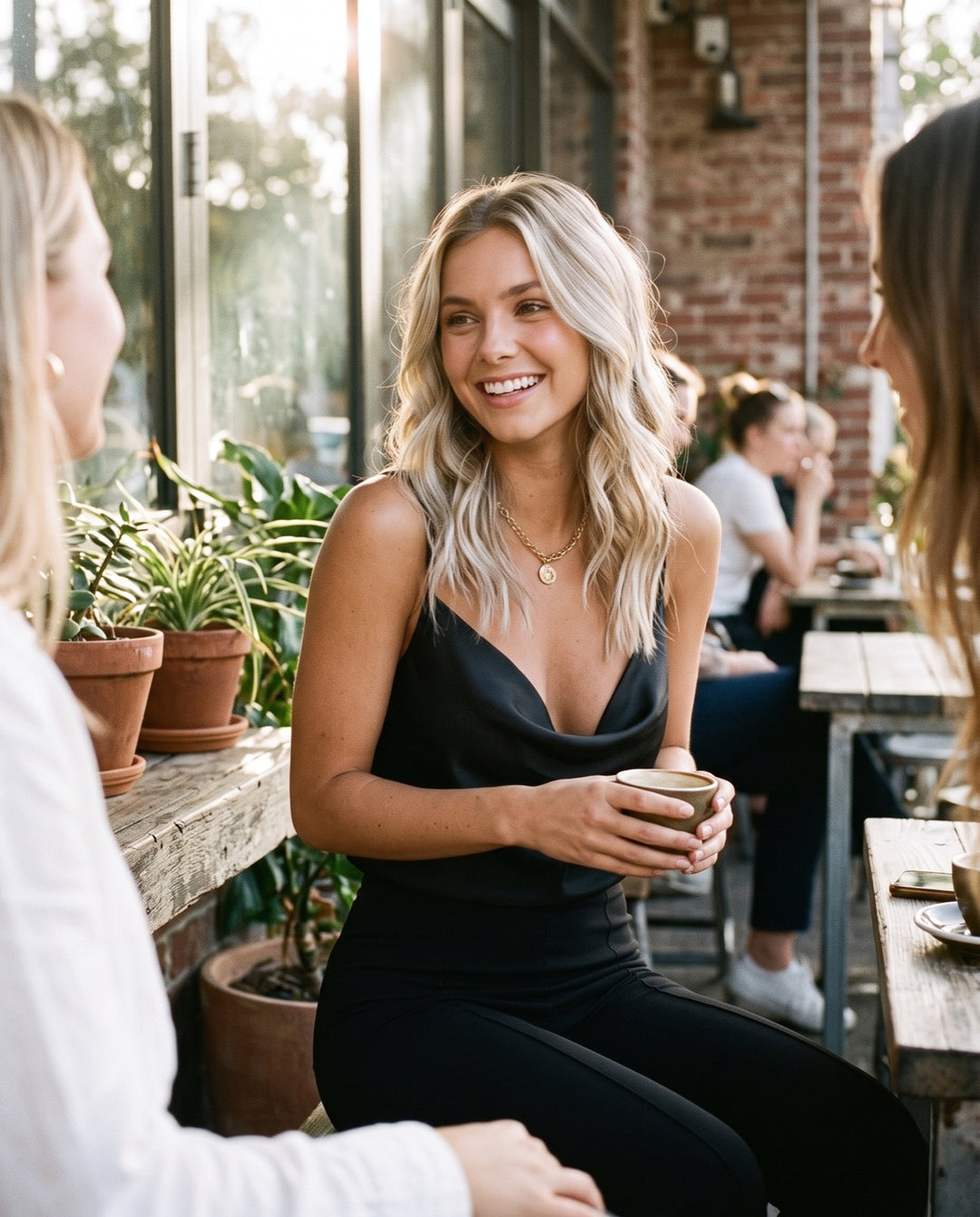 Sleeveless Shell Top