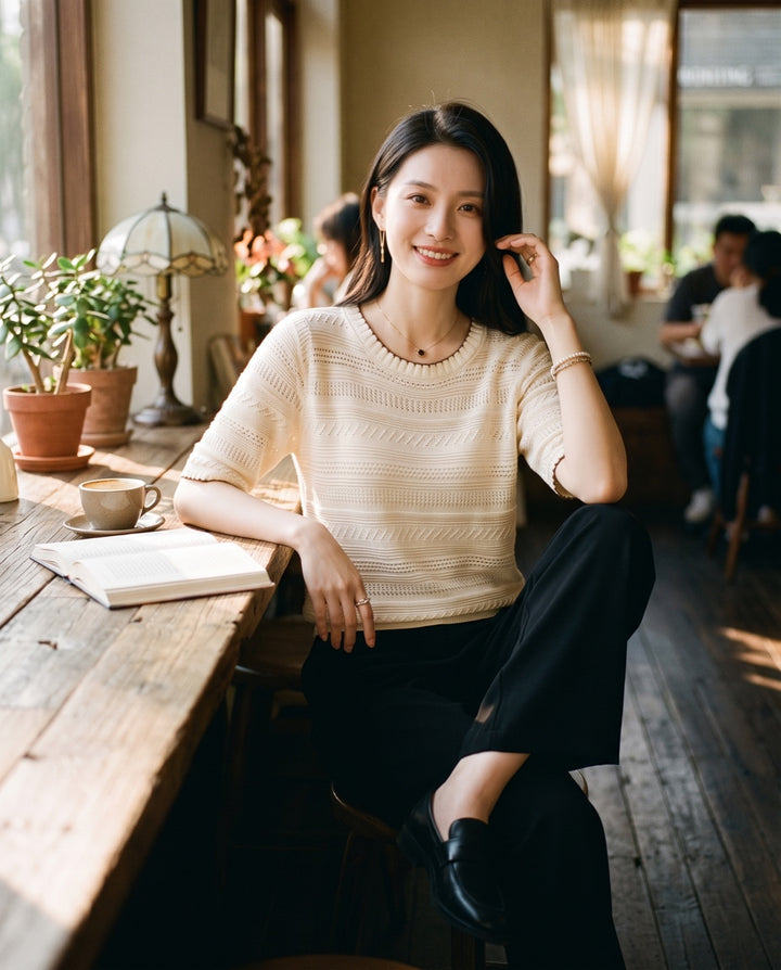 Open-Knit Top