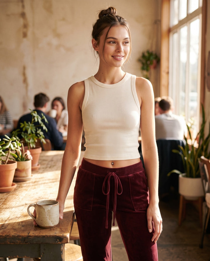 Micro-Flare Trousers