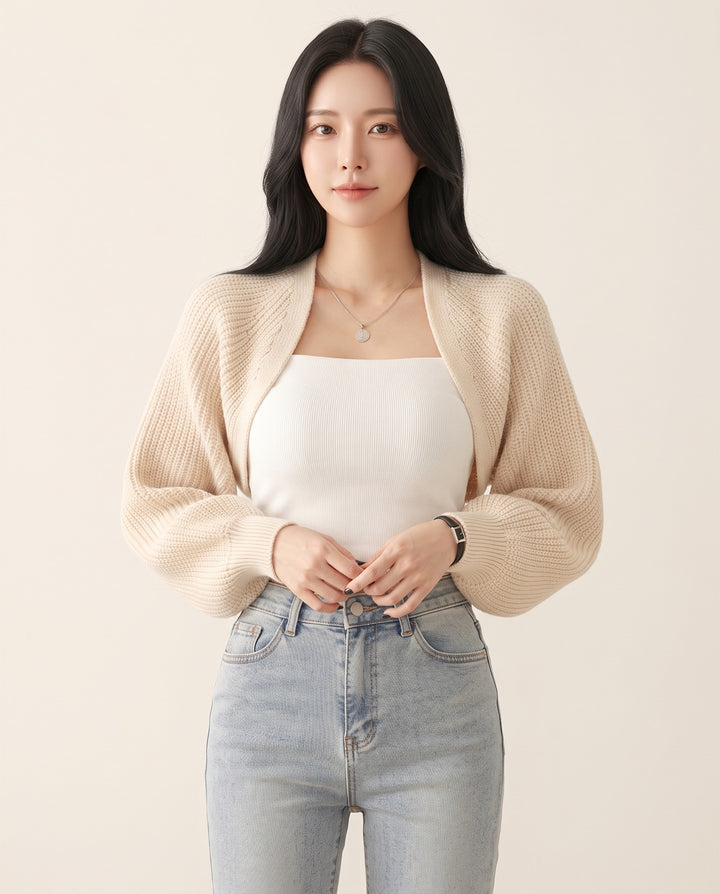 Cropped Bolero Cardigan