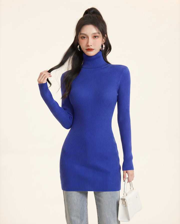 Turtleneck Sweater Dress