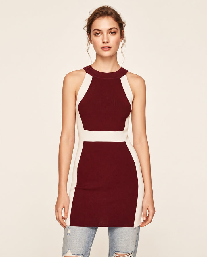 Sleeveless Knit Dress
