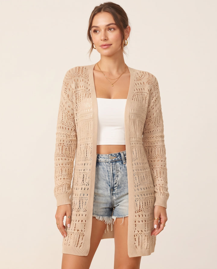 Longline Knit Cardigan