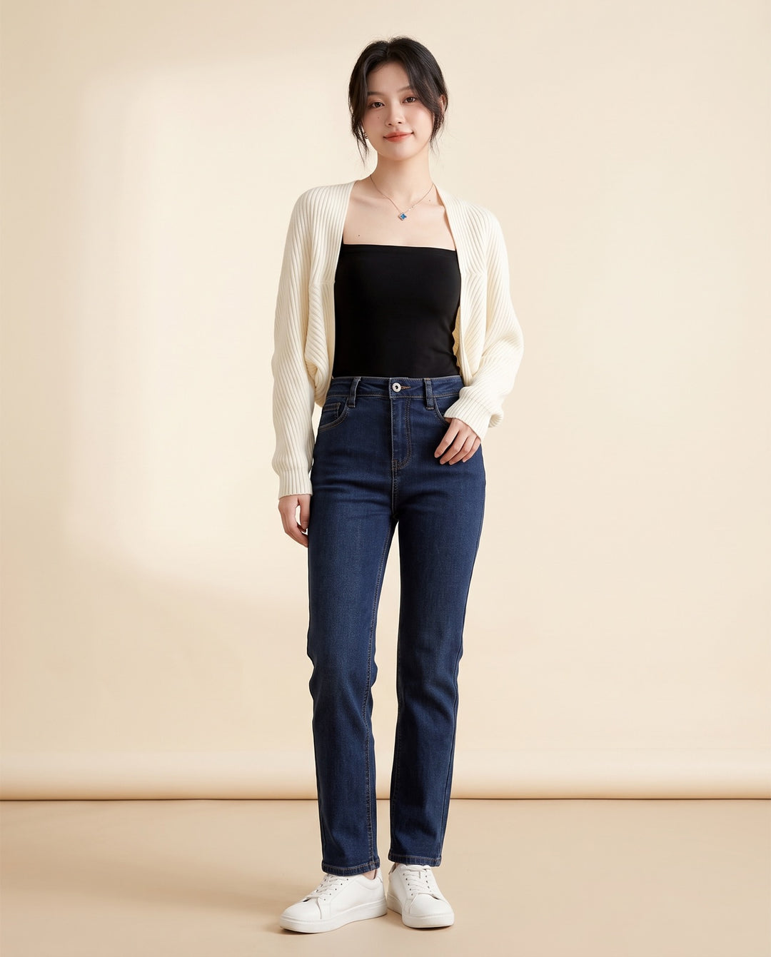 Cropped Shawl Cardigan