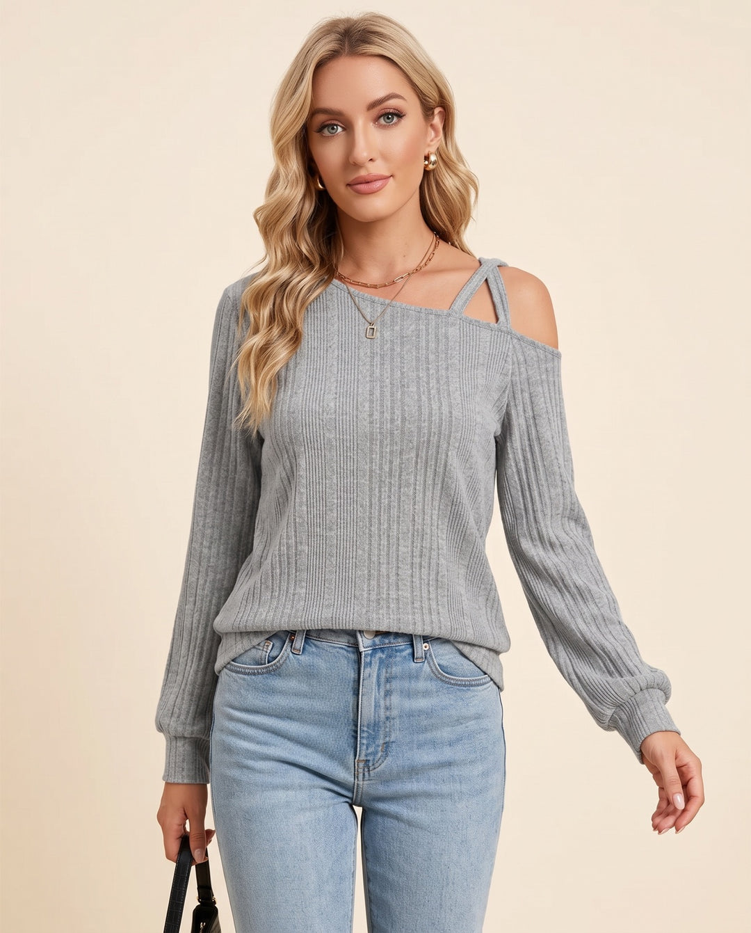 Ribbed Knit Pullover