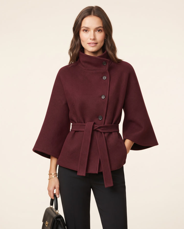 Belted Flare Coat