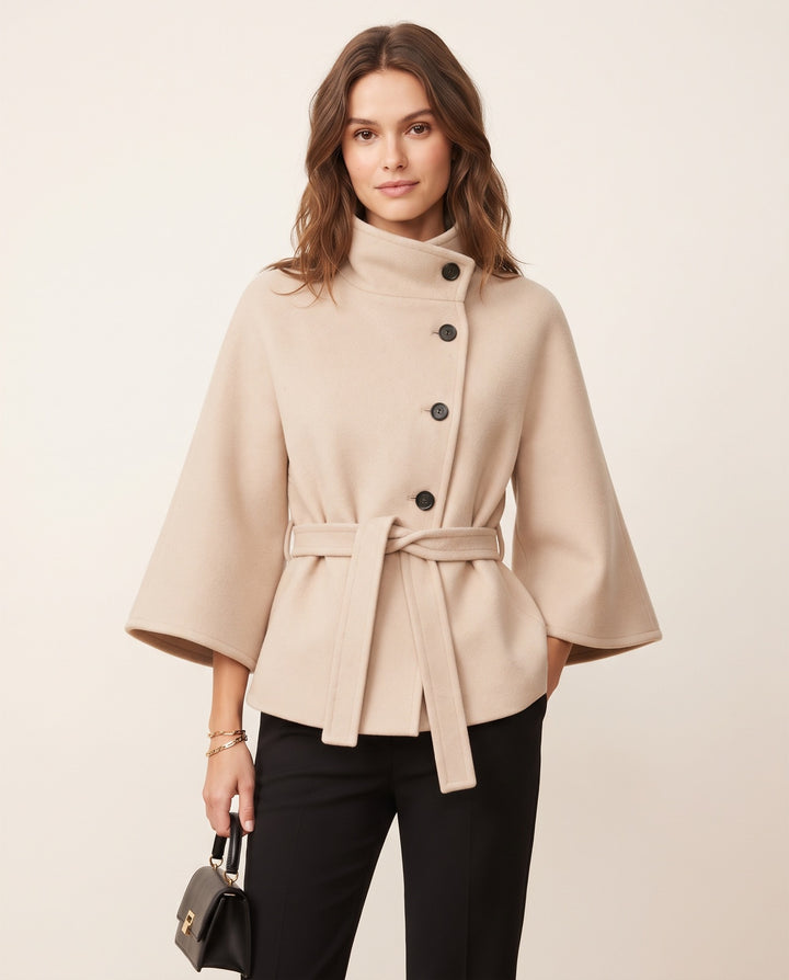 Belted Flare Coat