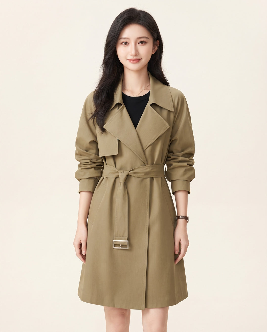 Classic Belted Trench