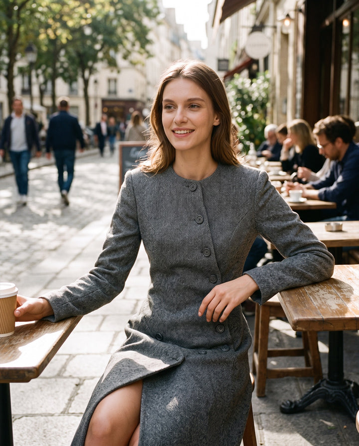 Tweed Coat Dress