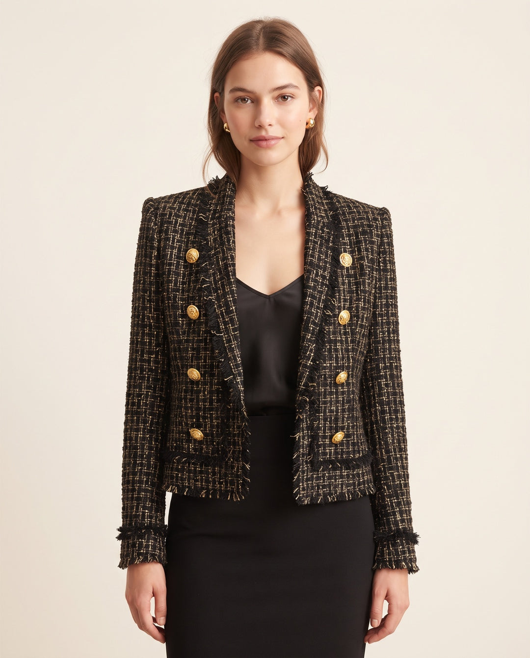 Frayed Tweed Jacket