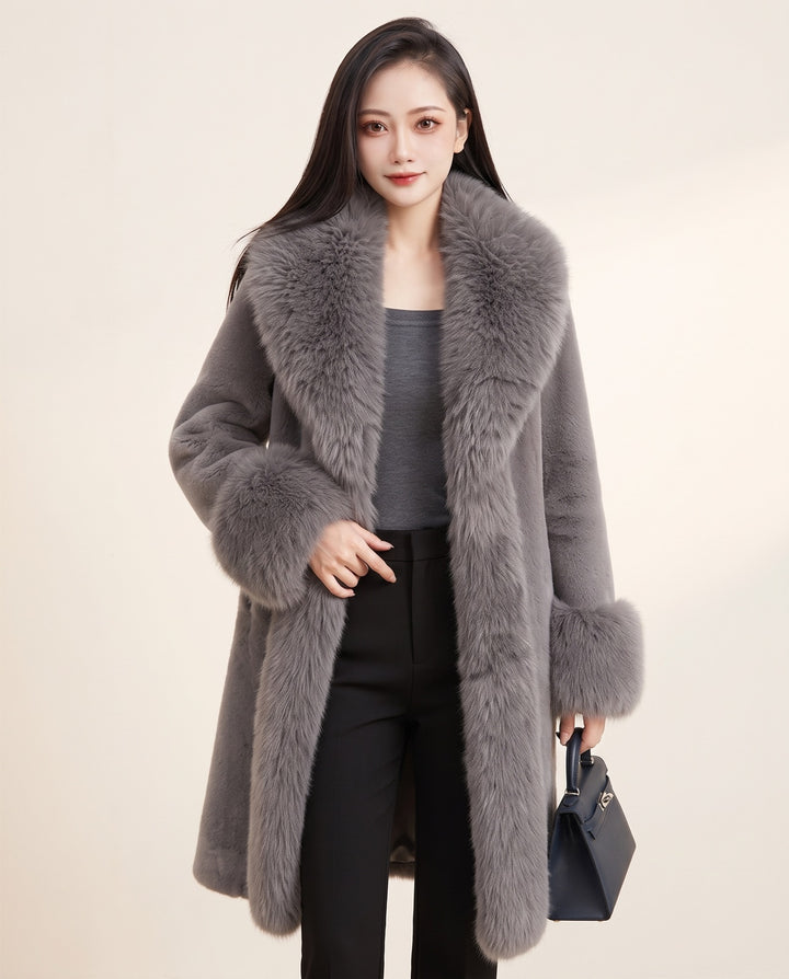 Oversized Faux Mink Coat