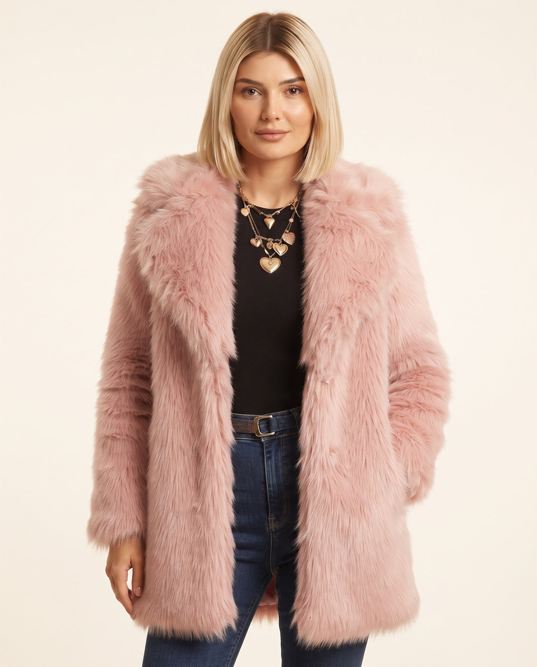 Long Faux Fur Coat
