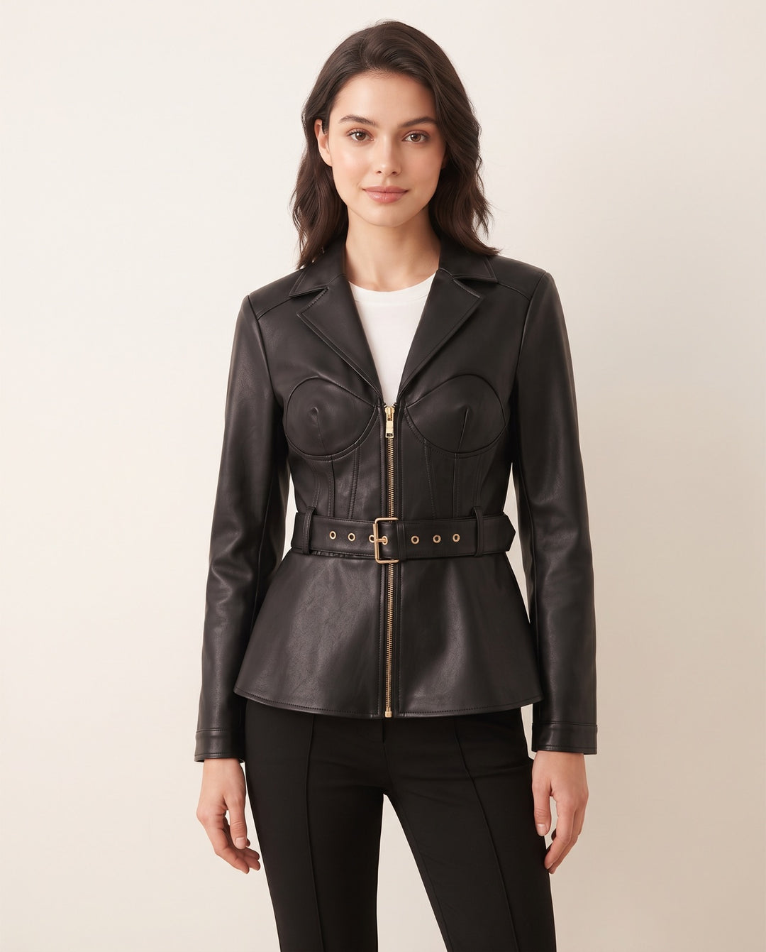 Belted Zip Coat