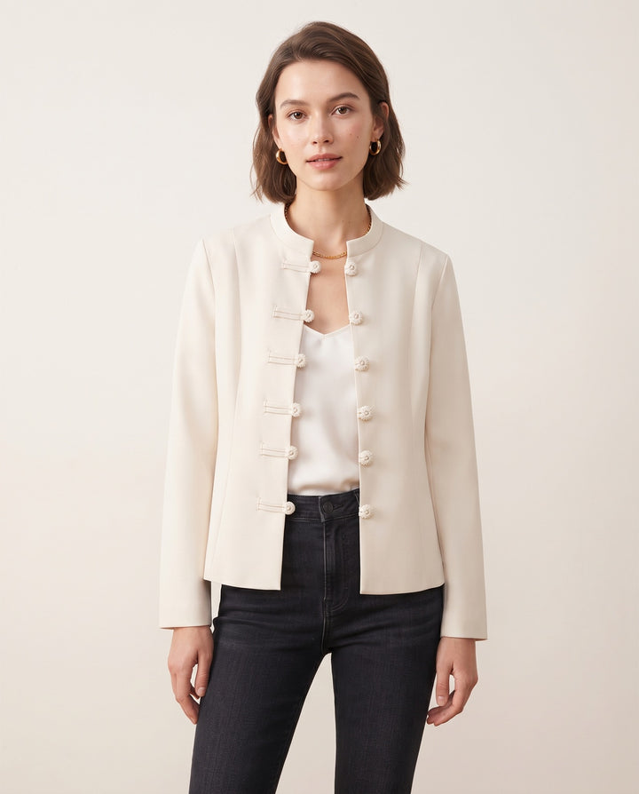 Stand-Collar Utility Jacket
