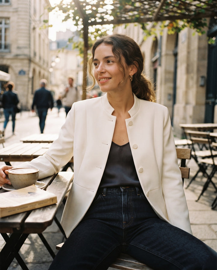 Stand-Collar Utility Jacket