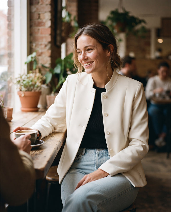 Stand-Collar Utility Jacket
