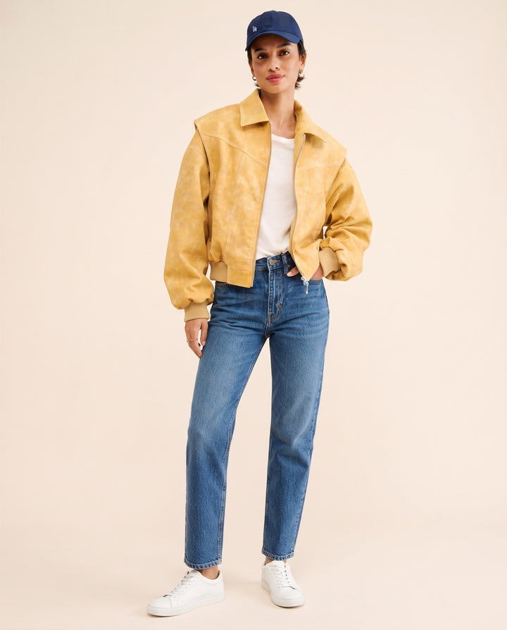 Faux Leather Jacket