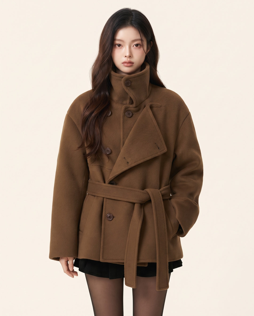 Belted Wool Coat
