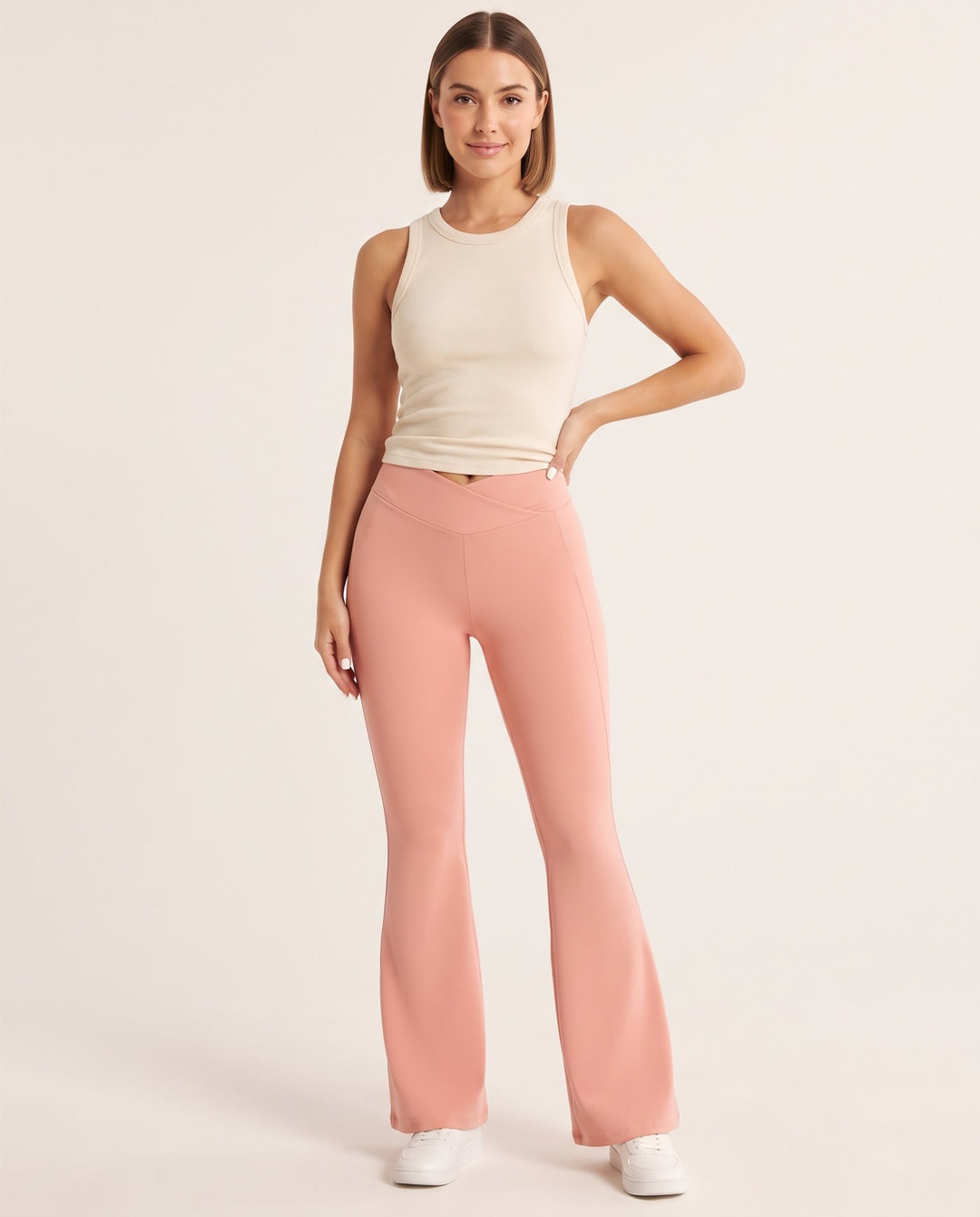 Crossover Flare Leggings