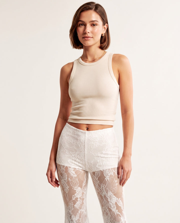 Lace Flare Pants