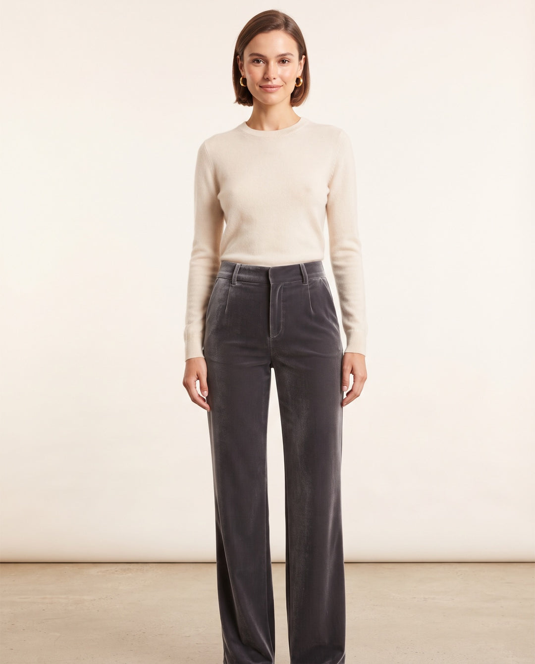 Minimalist Straight Trousers