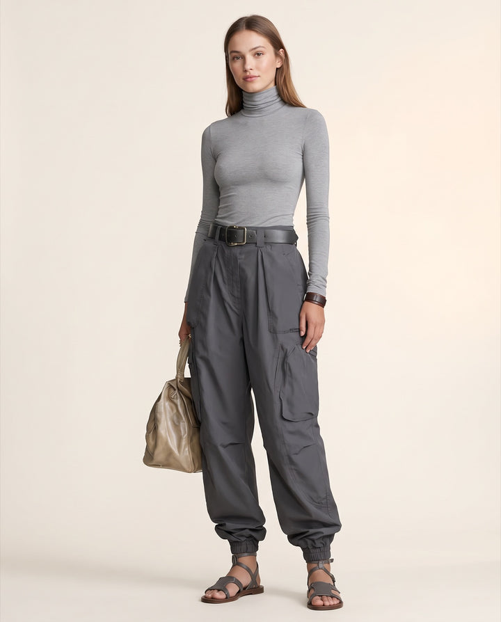 Cuffed Cargo Trousers