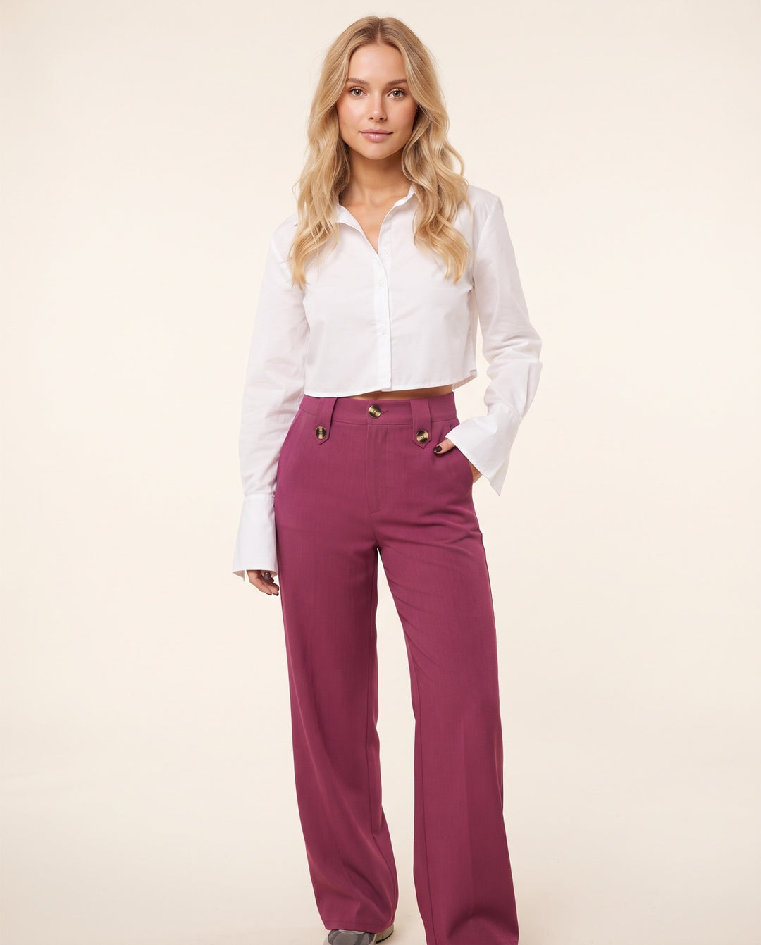 Wide-Leg Trousers