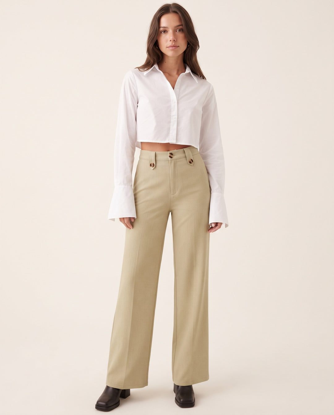Wide-Leg Trousers