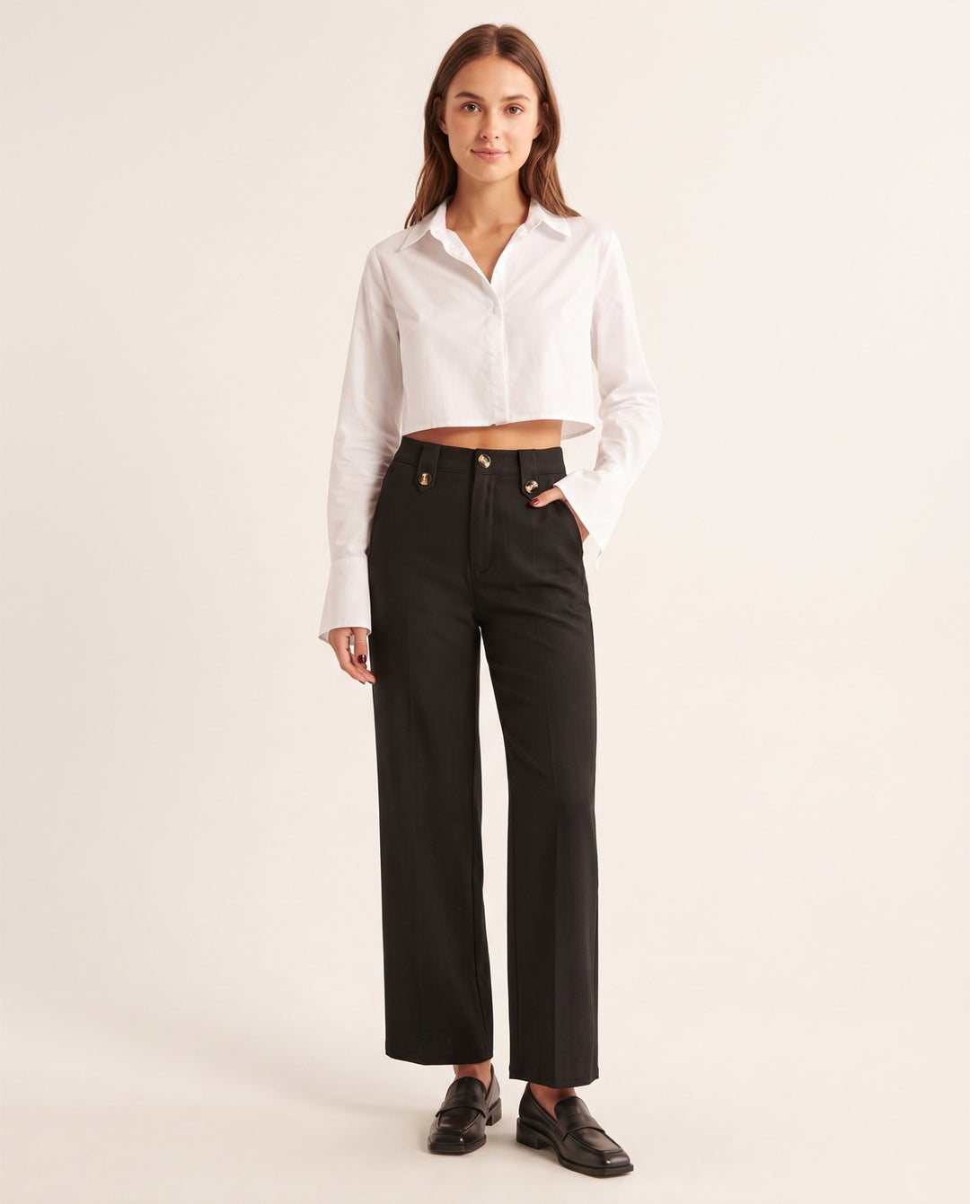 Wide-Leg Trousers