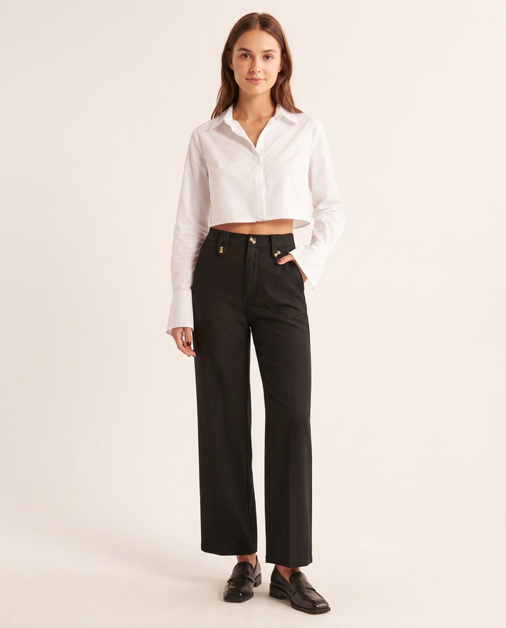 Wide-Leg Trousers